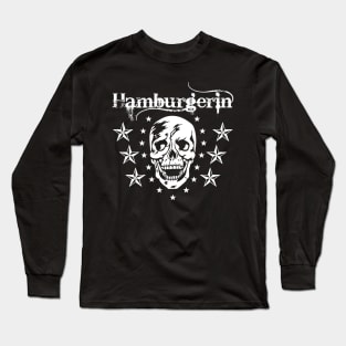 73 Hamburgerin Totenkopf Sterne Skull Hamburg Long Sleeve T-Shirt